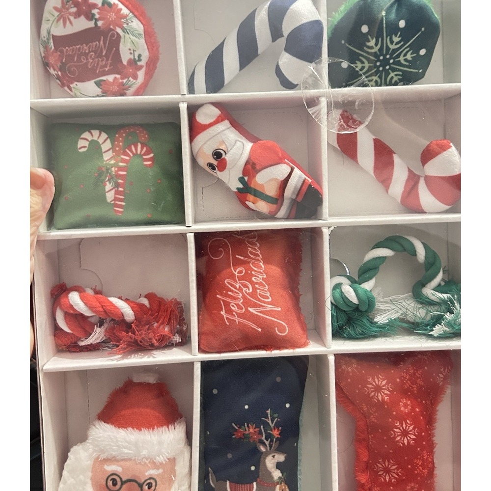 Target Merry & Bright Dog Toy Advent Calendar 12 Pc Christmas 2022